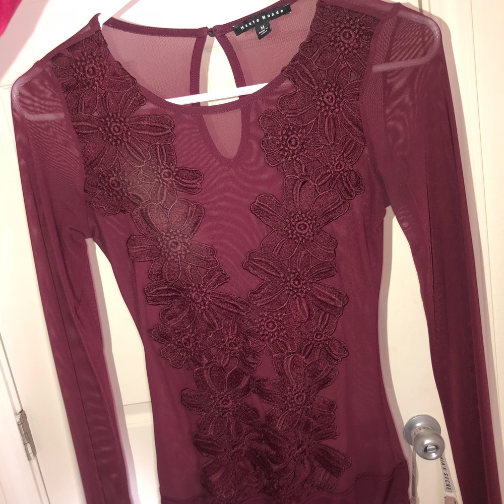 Long sleeve one piece